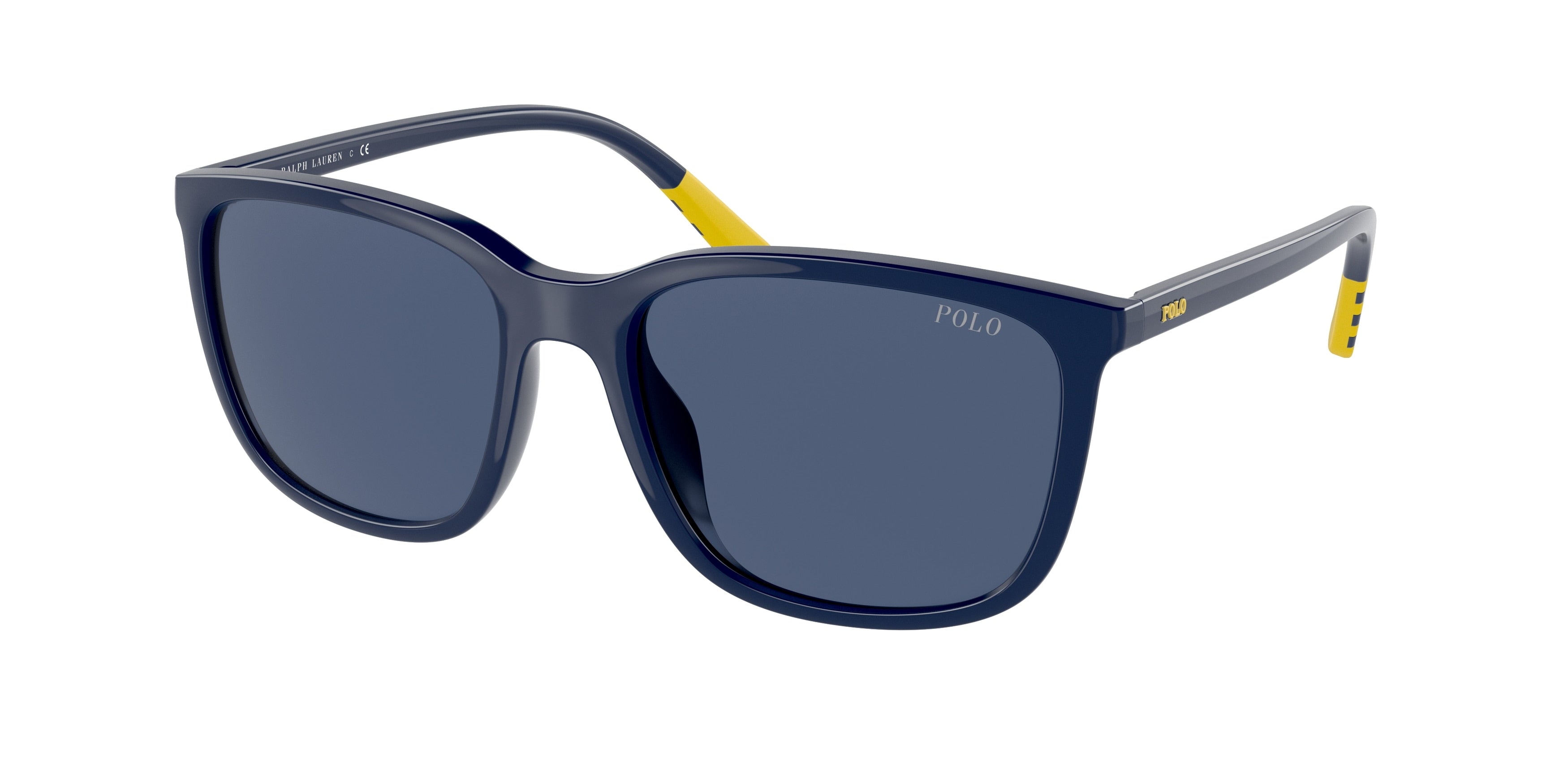 Polo PH4185U Pillow Sunglasses 550680-Shiny Navy Blue 56-145-18 - Color Map Blue