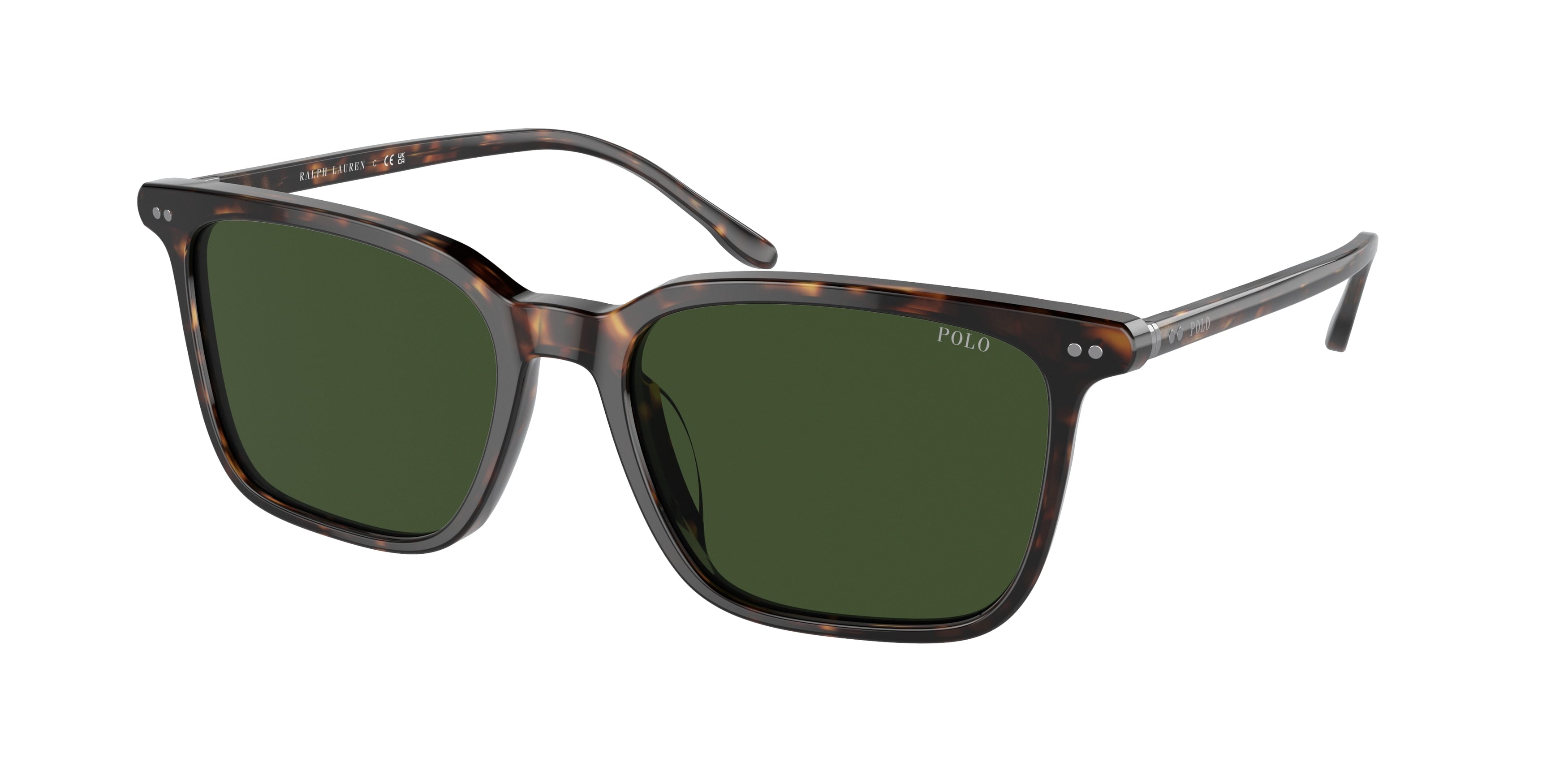 Polo PH4194U Square Sunglasses 500371-Shiny Dark Havana 56-150-18 - Color Map Brown