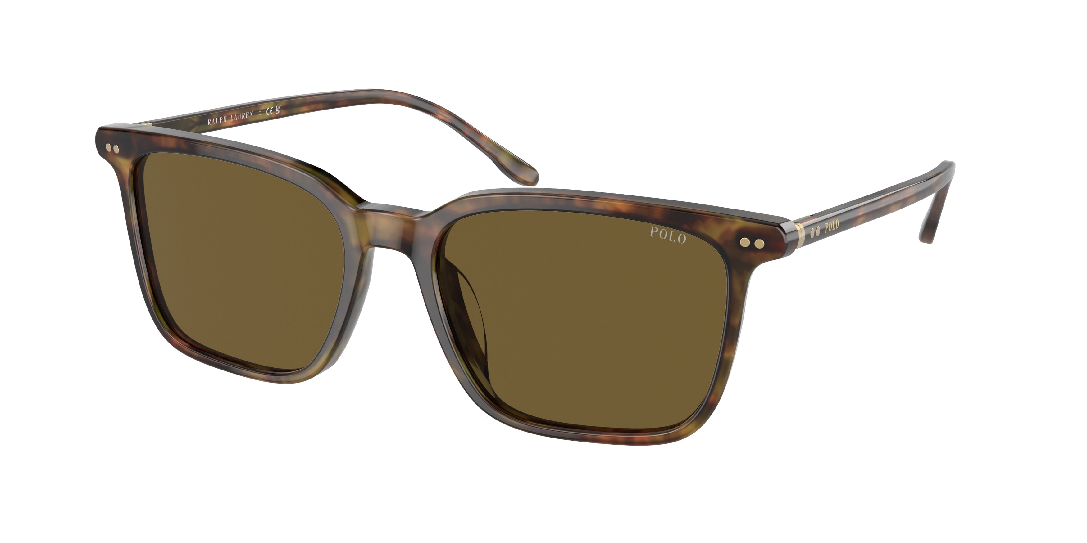 Polo PH4194U Square Sunglasses 501773-Shiny Beige Tortoise 56-150-18 - Color Map Tortoise