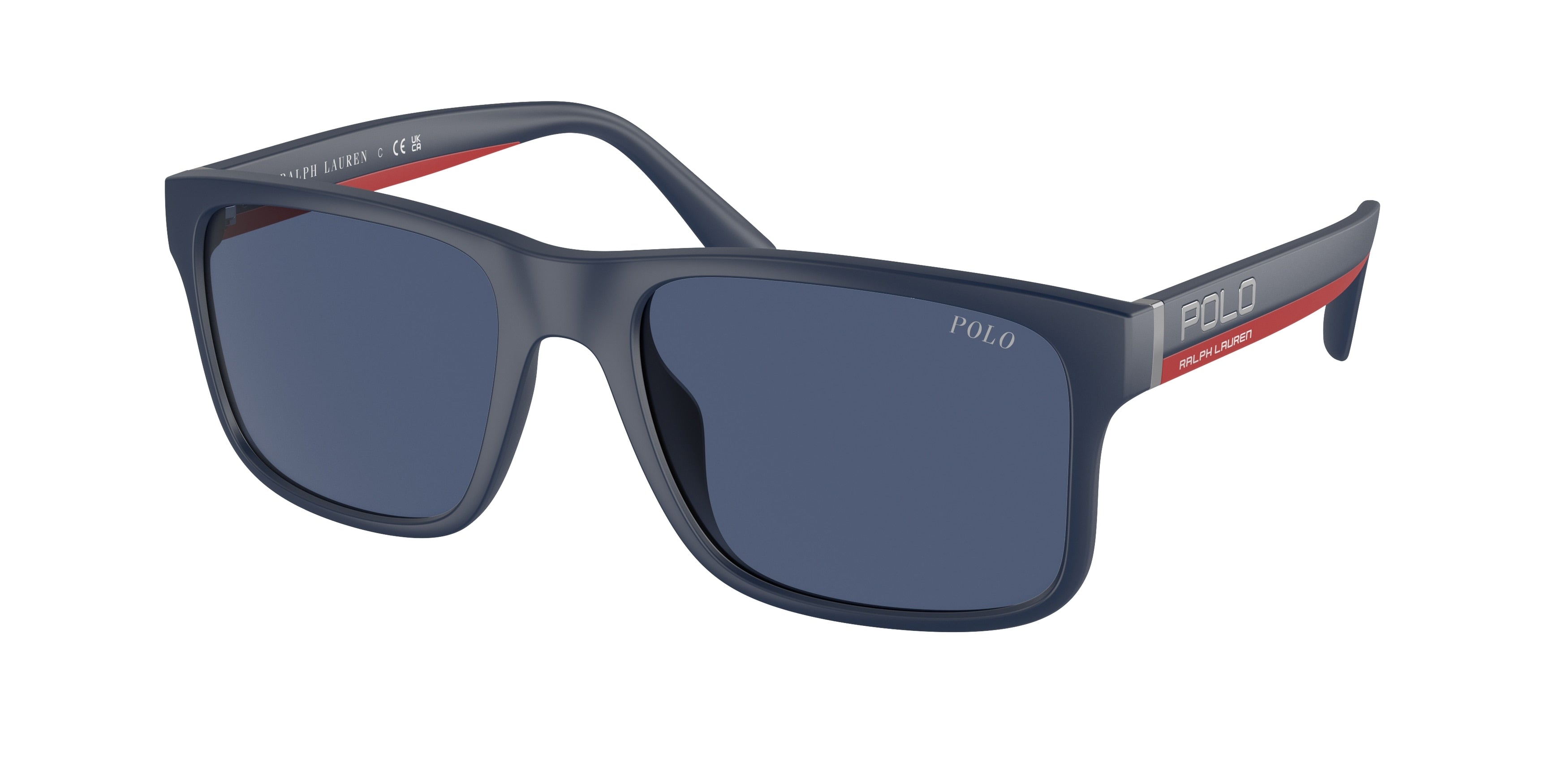Polo PH4195U Irregular Sunglasses 590480-Matte New Port Navy 57-145-19 - Color Map Blue