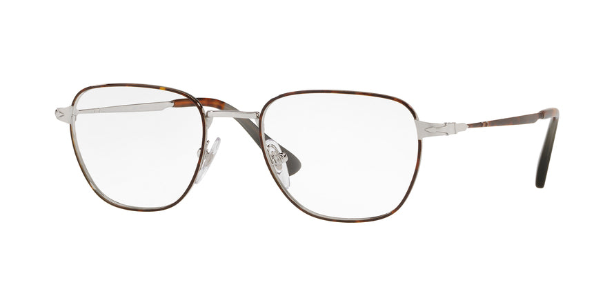 Persol PO2447V Pillow Eyeglasses 1082-HAVANA/SILVER 54-20-145 - Color Map havana