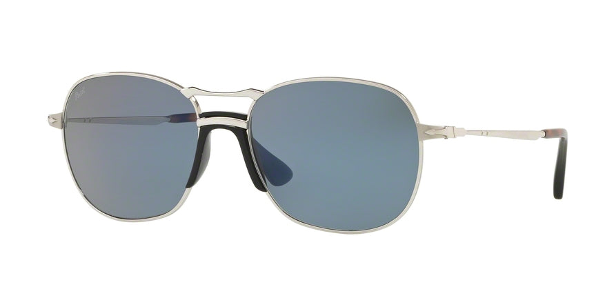 Persol PO2449S Pilot Sunglasses 518/56-SILVER 56-17-145 - Color Map silver