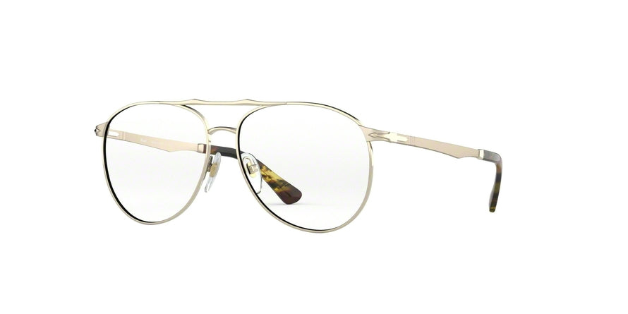 Persol PO2453V Pilot Eyeglasses 1076-GOLD 57-14-145 - Color Map gold