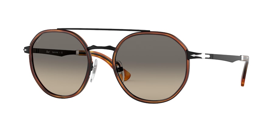 Persol PO2456S Phantos Sunglasses 109432-BLACK & HAVANA 53-20-145 - Color Map black