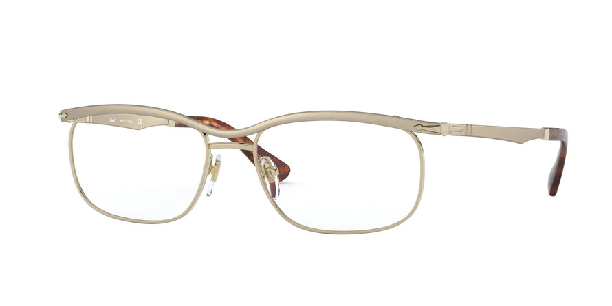 Persol PO2464V Pillow Eyeglasses 1076-GOLD 54-17-145 - Color Map gold