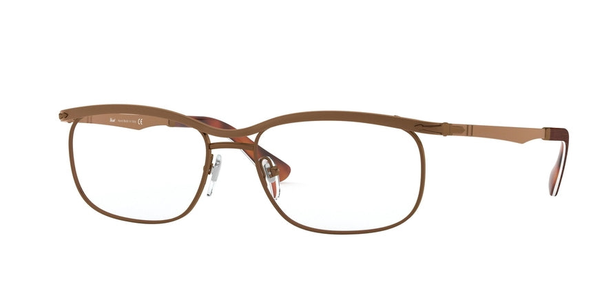 Persol PO2464V Pillow Eyeglasses 1081-BROWN 54-17-145 - Color Map brown