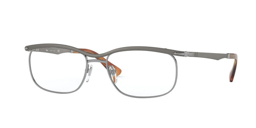 Persol PO2464V Pillow Eyeglasses 513-GUNMETAL 54-17-145 - Color Map gunmetal