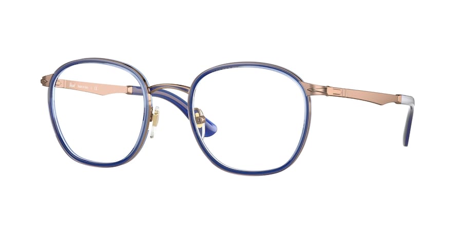 Persol PO2469V Phantos Eyeglasses 1095-BROWN/BLUE 50-21-145 - Color Map multi