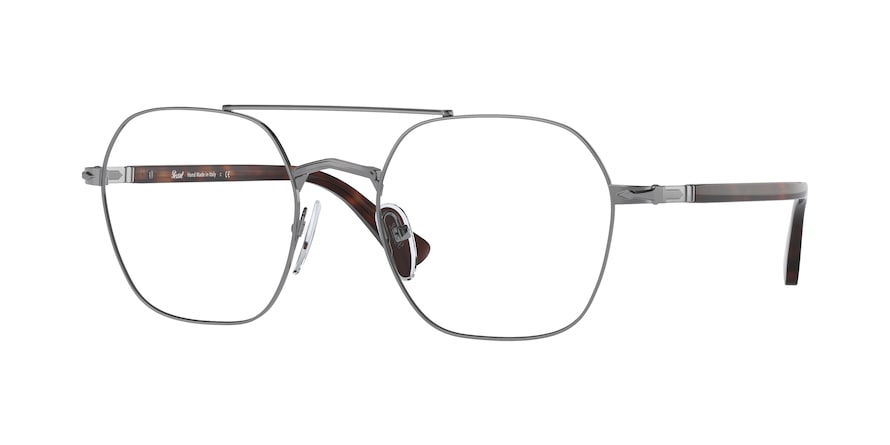 Persol PO2483V Irregular Eyeglasses  513-GUNMETAL 52-20-145 - Color Map gunmetal