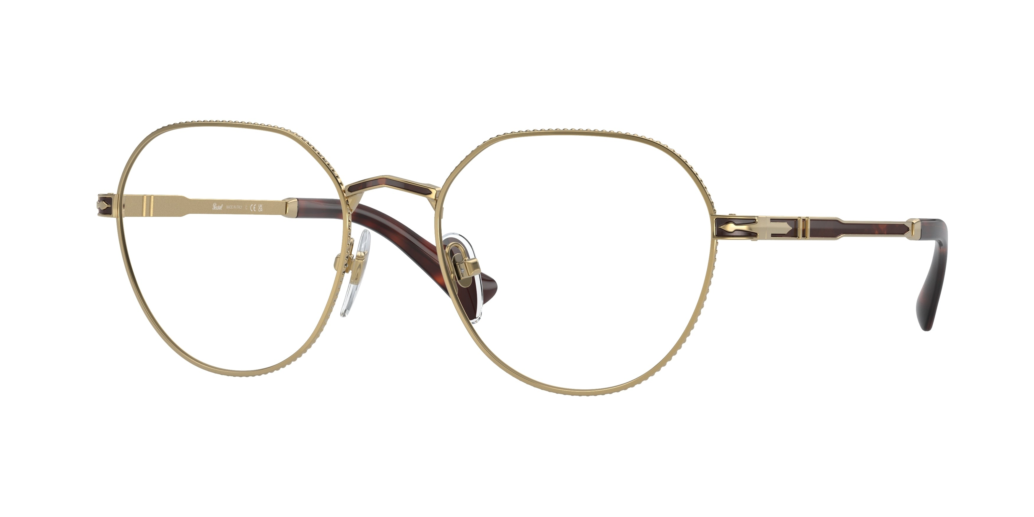 Persol PO2486V Phantos Eyeglasses  1109-Gold 50-145-19 - Color Map Gold