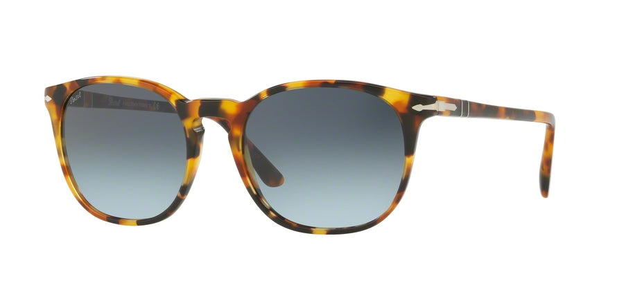 Persol PO3007S Square Sunglasses 105286-MADRETERRA 53-18-145 - Color Map havana