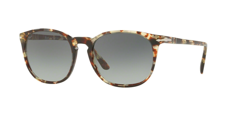 Persol PO3007S Square Sunglasses 105771-HAVANA GREY BROWN 53-18-145 - Color Map havana