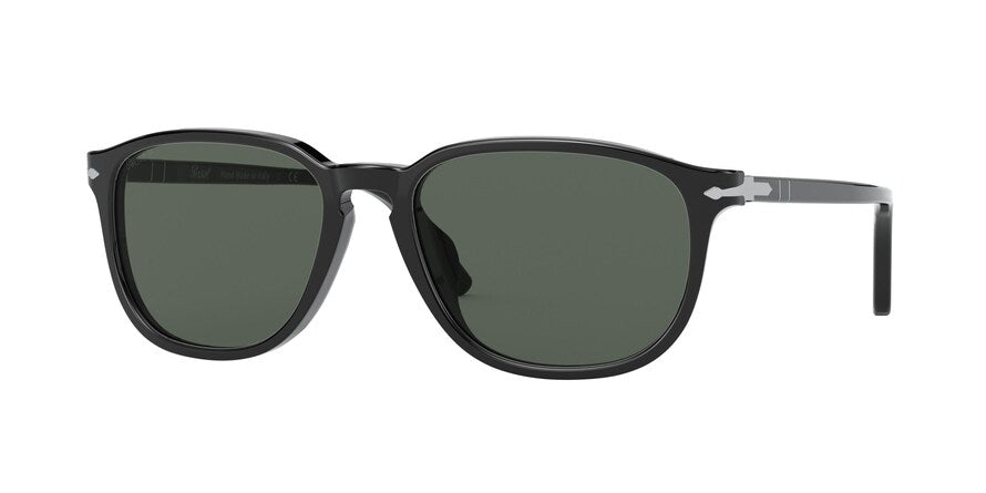 Persol PO3019SA Pillow Sunglasses 95/58-BLACK 55-18-145 - Color Map black