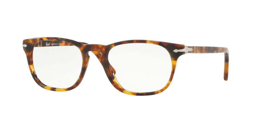 Persol PO3121V Square Eyeglasses  1052-MADRETERRA 52-19-145 - Color Map havana
