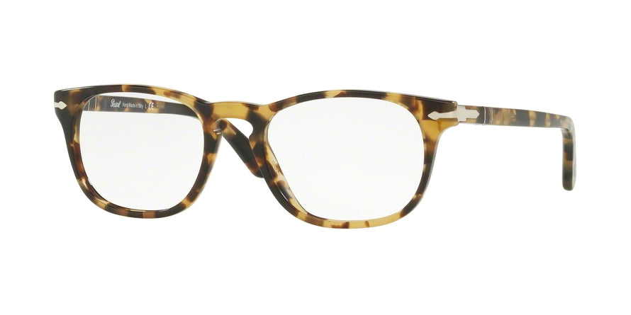 Persol PO3121V Square Eyeglasses  1056-BROWN/BEIGE TORTOISE 52-19-145 - Color Map havana