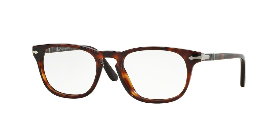 Persol PO3121V Square Eyeglasses  24-HAVANA 52-19-145 - Color Map havana