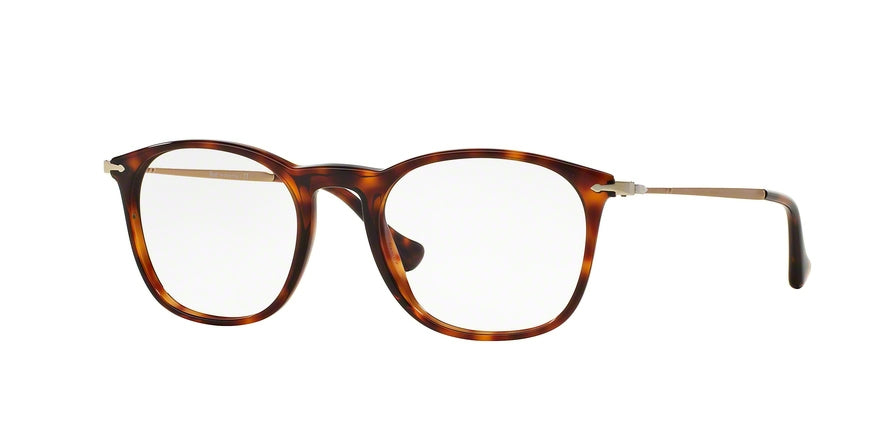 Persol PO3124V Square Eyeglasses  24-HAVANA 50-19-140 - Color Map havana
