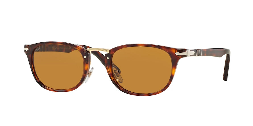 Persol PO3127S Rectangle Sunglasses  24/33-HAVANA 52-22-145 - Color Map havana