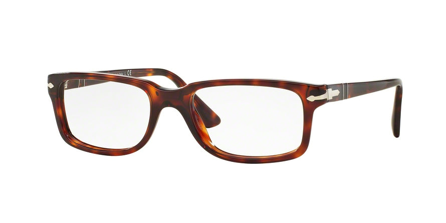 Persol PO3130V Rectangle Eyeglasses 24-HAVANA 54-18-145 - Color Map havana