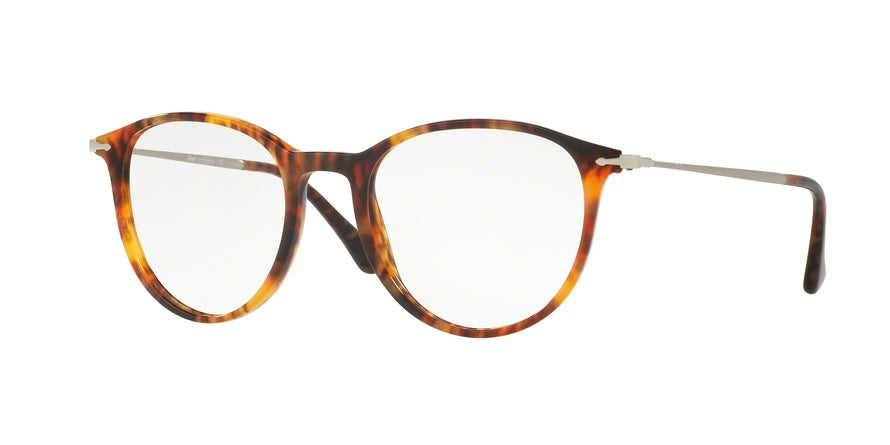 Persol PO3147V Phantos Eyeglasses  108-LIGHT HAVANA 50-19-140 - Color Map havana