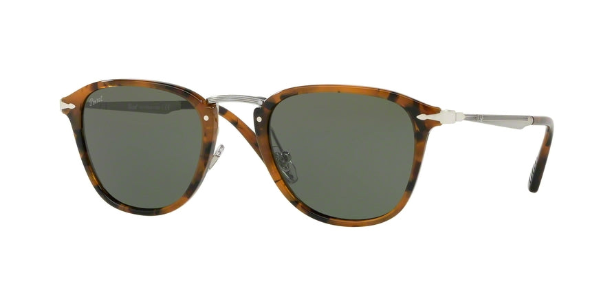 Persol PO3165S Square Sunglasses 107331-TORTOISE DARK BROWN 50-22-145 - Color Map havana