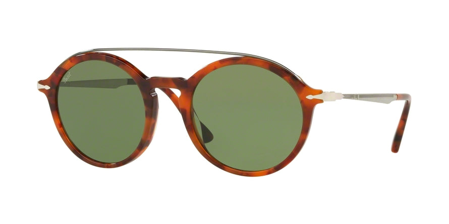 Persol PO3172S Round Sunglasses 107252-TORTOISE BROWN 51-20-145 - Color Map brown
