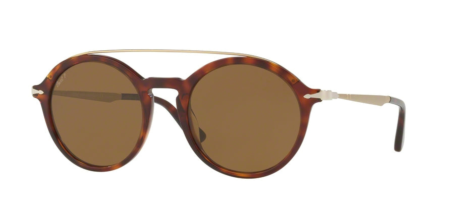 Persol PO3172S Round Sunglasses 24/57-HAVANA 51-20-145 - Color Map havana