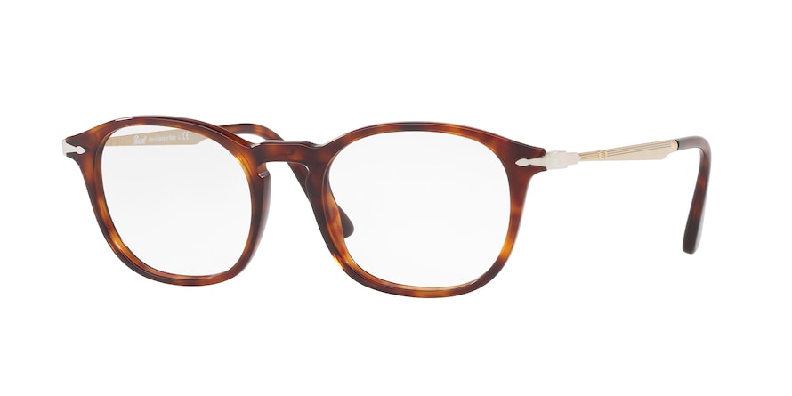 Persol PO3179V Rectangle Eyeglasses 24-HAVANA 51-19-145 - Color Map havana