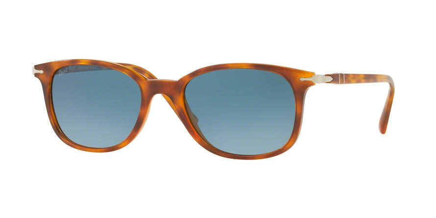 Persol PO3183S Pillow Sunglasses 1052Q8-LIGHT HAVANA 52-19-145 - Color Map havana