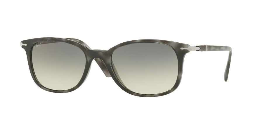 Persol PO3183S Pillow Sunglasses 105332-GREY SMOKE 52-19-145 - Color Map havana