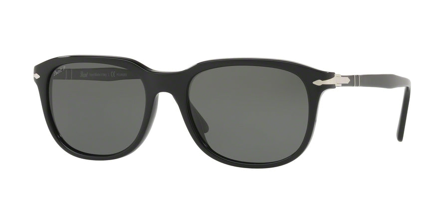 Persol PO3191S Rectangle Sunglasses 95/58-BLACK 55-19-145 - Color Map black