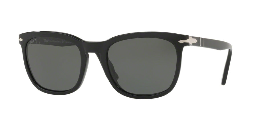 Persol PO3193S Pillow Sunglasses 95/58-BLACK 55-21-145 - Color Map black
