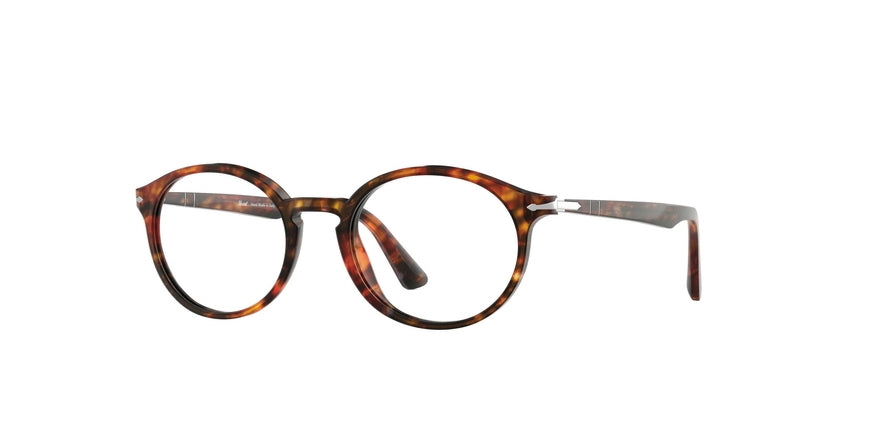 Persol PO3211V Oval Eyeglasses  1081-TORTOISE BROWN 52-20-145 - Color Map havana