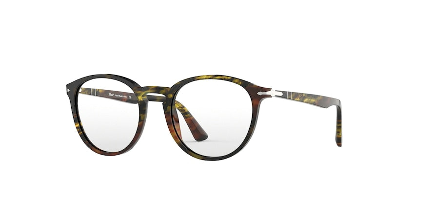 Persol PO3212V Phantos Eyeglasses 1079-GREEN & BROWN TORTOISE 52-20-145 - Color Map green