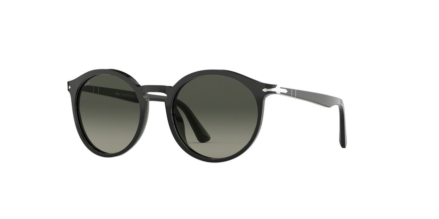 Persol PO3214S Phantos Sunglasses 95/71-BLACK 53-20-145 - Color Map black