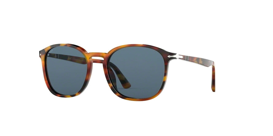 Persol PO3215S Square Sunglasses  108256-BROWN TORTOISE 57-20-145 - Color Map brown
