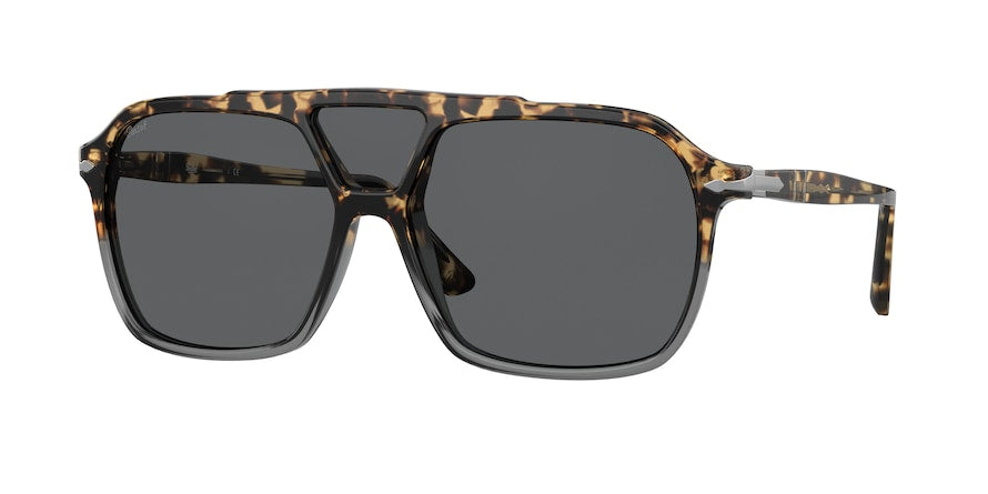 Persol PO3223S Square Sunglasses 1130B1-HAVANA BROWN BEIGE/SMOKE 59-14-145 - Color Map multi