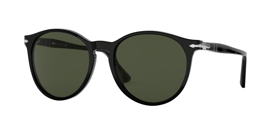 Persol PO3228S Phantos Sunglasses 95/31-BLACK 53-18-145 - Color Map black