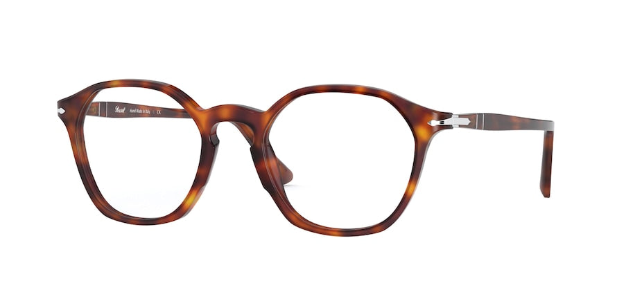 Persol PO3238V Irregular Eyeglasses 24-HAVANA 50-20-145 - Color Map havana
