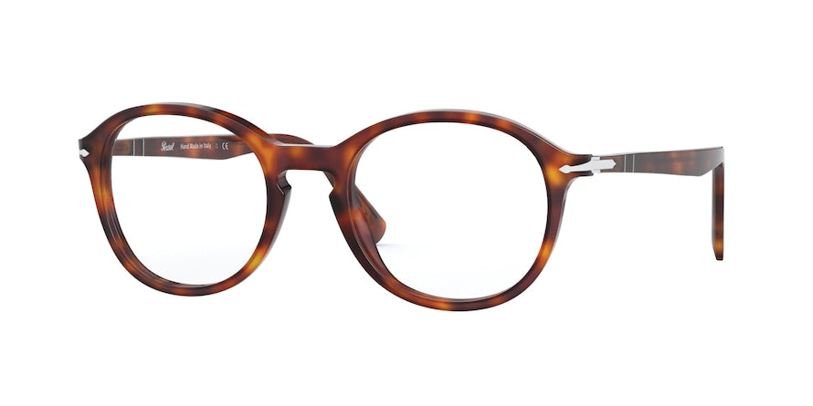 Persol PO3239V Round Eyeglasses 24-HAVANA 50-20-145 - Color Map havana