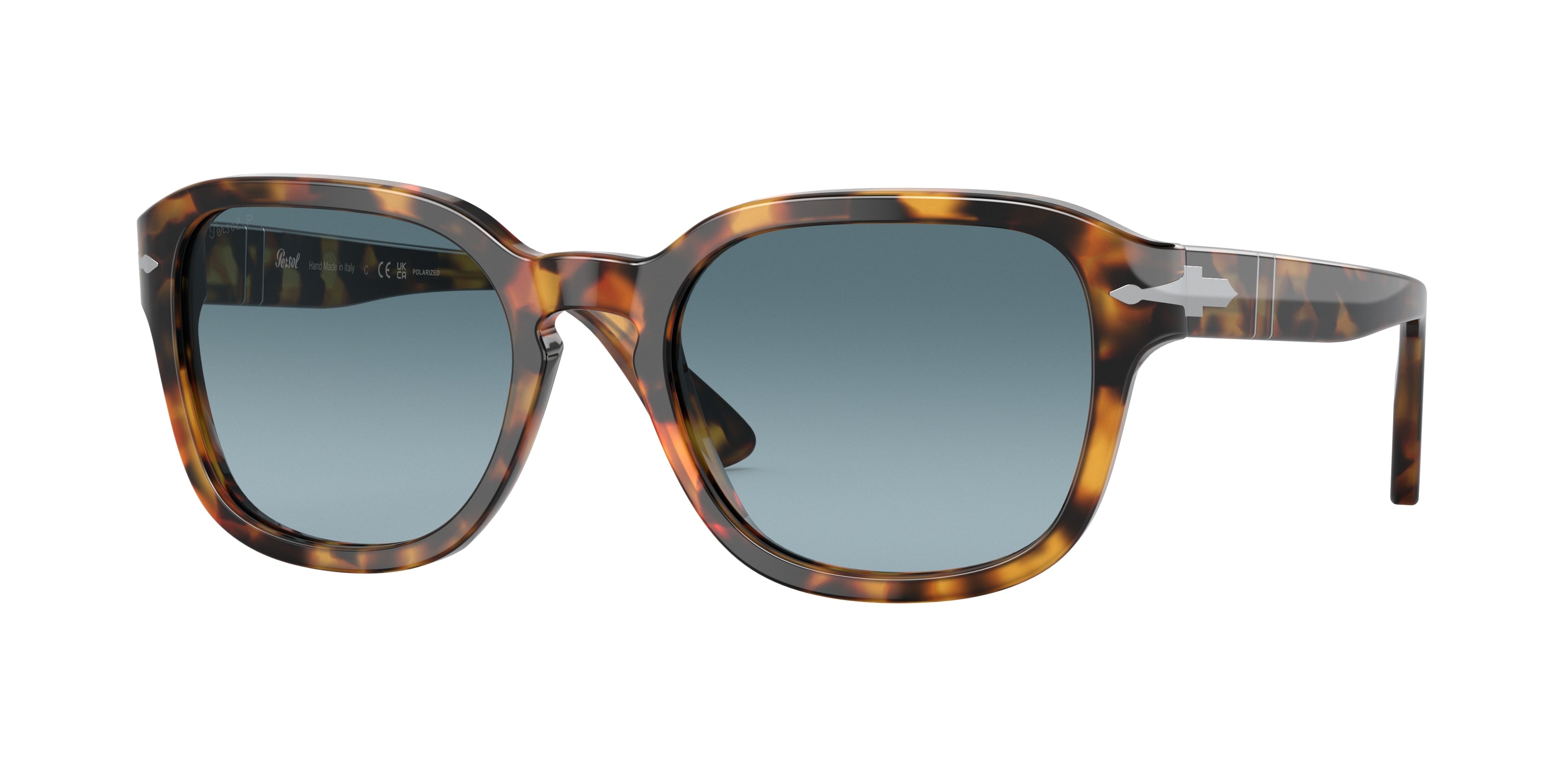 Persol PO3305S Oval Sunglasses 1052S3-Madreterra 54-145-20 - Color Map Tortoise