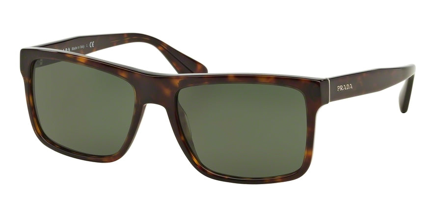 Prada PR01SSF Rectangle Sunglasses 2AU0B2-HAVANA 57-18-145 - Color Map havana