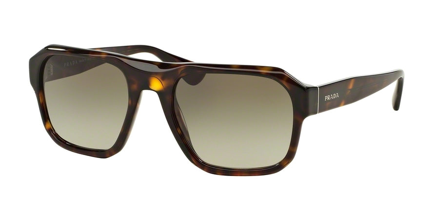 Prada PR02SS Square Sunglasses 2AU4M1-HAVANA 55-21-140 - Color Map havana
