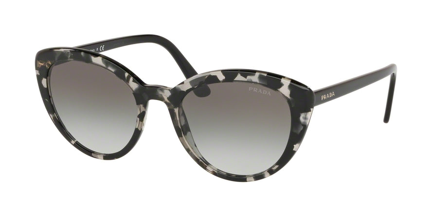 Prada CATWALK PR02VS Cat Eye Sunglasses 5280A7-GREY HAVANA 54-20-145 - Color Map grey