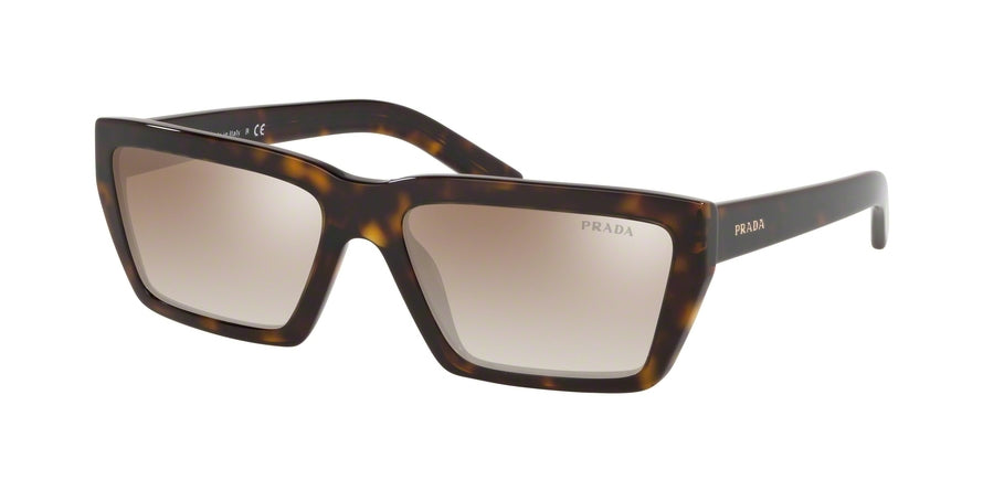 Prada PR04VSF Irregular Sunglasses 2AU4P0-HAVANA 59-16-140 - Color Map havana