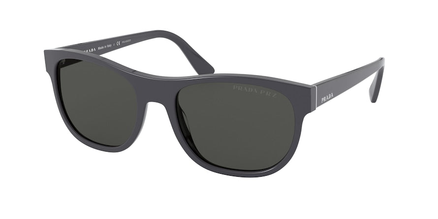 Prada PR04XSF Rectangle Sunglasses 5166M2-GREY 56-17-145 - Color Map grey