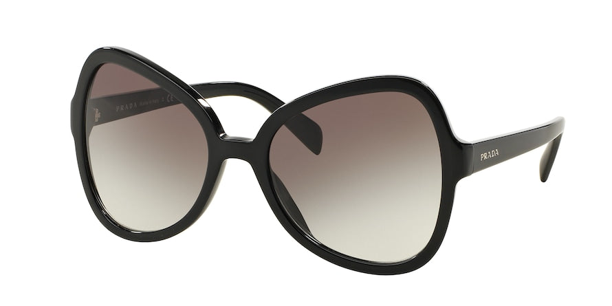 Prada PR05SS Butterfly Sunglasses  1AB0A7-BLACK 56-19-135 - Color Map black