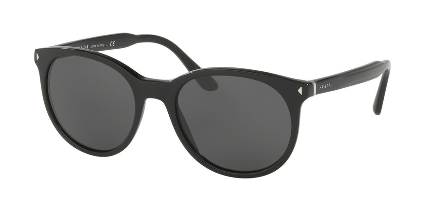 Prada CONCEPTUAL PR06TSF Phantos Sunglasses 1AB5S0-BLACK 53-19-145 - Color Map black