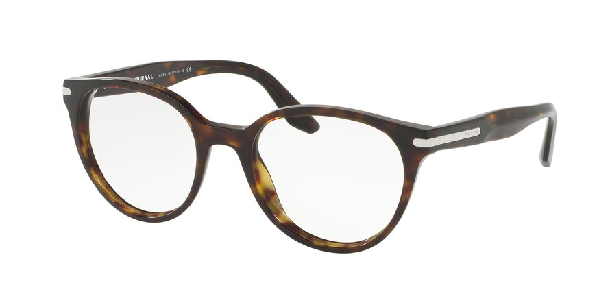 Prada PR07TV Phantos Eyeglasses 2AU1O1-HAVANA 52-19-140 - Color Map havana