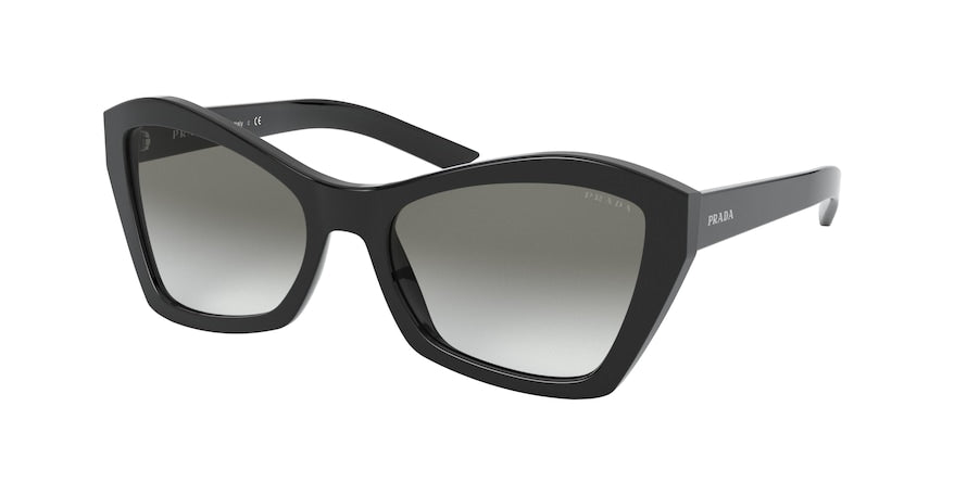 Prada PR07XSF Butterfly Sunglasses  1AB0A7-BLACK 55-16-140 - Color Map black